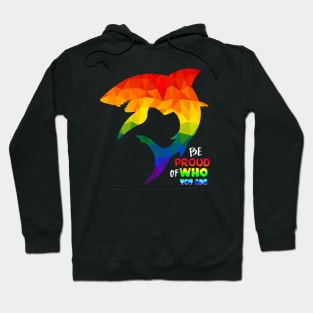 Rainbow Shark Hoodie